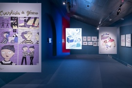Space dedicated to the exhibition of Bárbara Alca's work | © CCCB, Aleix Plademunt, 2022