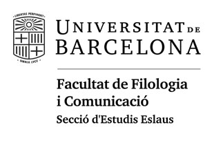Universitat de Barcelona Facultat de Filologia i Comunicació Sessió d'Estudis Eslaus