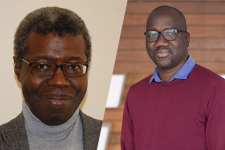 Souleymane Bachir Diagne y Saiba Bayo